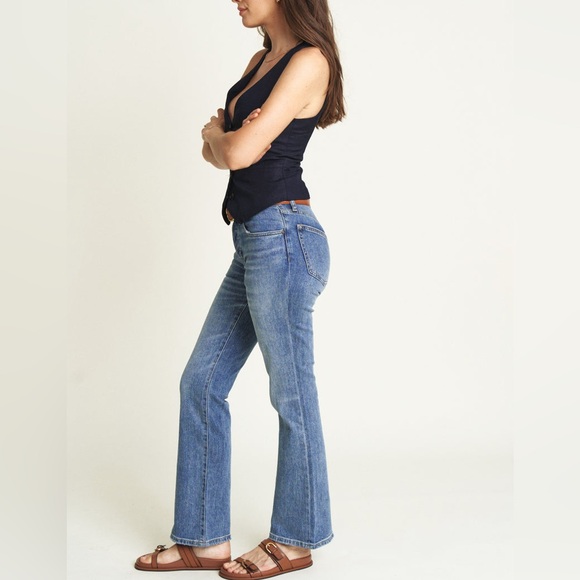 OLIVER LOGAN Stanley Boot Cut Mid Rise In Classic Vintage Wash ❤️ - Picture 4 of 11